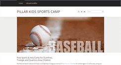 Desktop Screenshot of pillarkidssportscamp.com